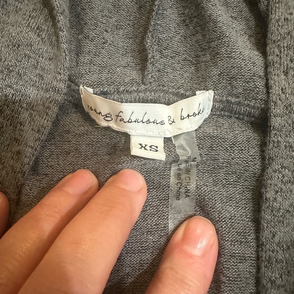 NWT Young Fabulous & Broke Cardigan with Hood-Size XS - Picture 3 of 4